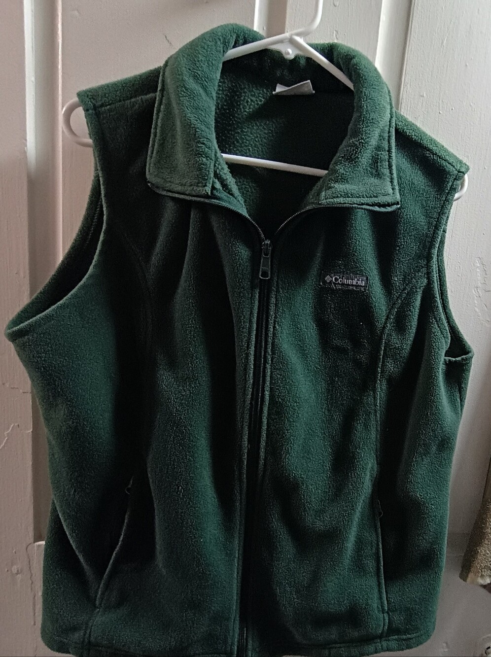 Columbia Forest Green Fleece Vest